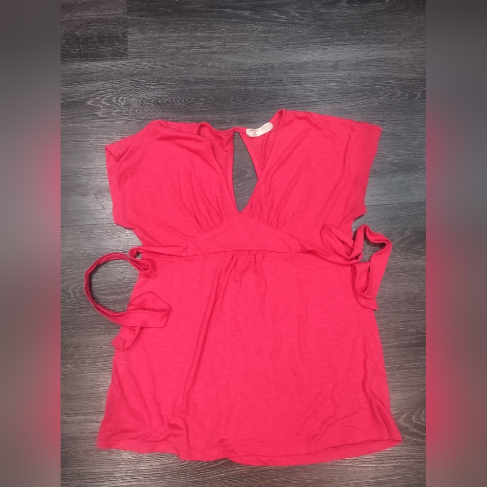 Red no boundaries blouse